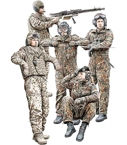 Amazon | モンモデル 1/35 現代ドイツ軍 戦車兵 プラモデル MHS006